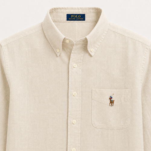 RL Beige Linen Shirt