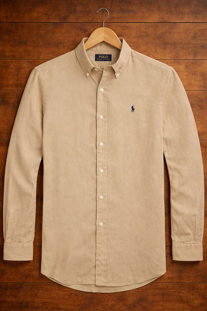 ABD Tan LINEN Shirt